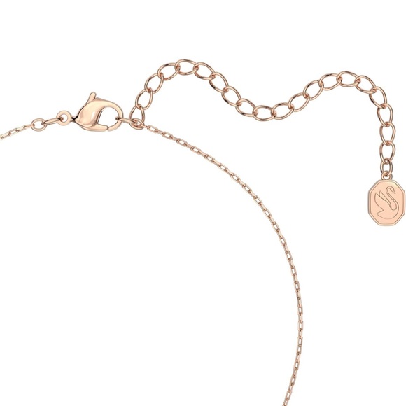 SWAROVSKI Stella Necklace, Rose Gold Tone Finish - Picture 2 of 3